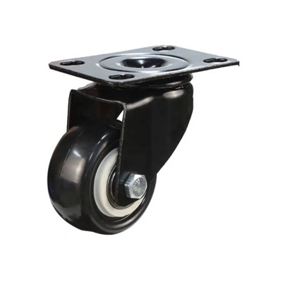 CASTER WHEEL BLACK 1.5''SWIVEL